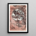 L'Verliebte - Paul Klee — gerahmtes Bild an der Wand