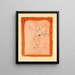 Ein Genie serviert ein Frühstück - Paul Klee — gerahmtes Bild an der Wand
