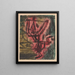 Clown de feu I Clown de feu - Paul Klee — gerahmtes Bild an der Wand