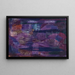 Flusslandschaft - Paul Klee — gerahmtes Bild an der Wand