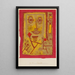 Gott des Krieges - Paul Klee — gerahmtes Bild an der Wand