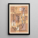 Szene Hoffmannian - Paul Klee — gerahmtes Bild an der Wand