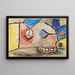 Landschaft B L - Paul Klee — gerahmtes Bild an der Wand