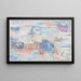 Lumière sur autrefois - Paul Klee — gerahmtes Bild an der Wand