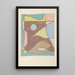 Maske des Tauchführers - Paul Klee — gerahmtes Bild an der Wand