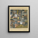 Norddeutschland - Paul Klee — gerahmtes Bild an der Wand