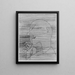 Der alte Mann, der zählt - Paul Klee — gerahmtes Bild an der Wand