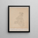 Rosenhag - Paul Klee — gerahmtes Bild an der Wand