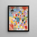 Jardins du Sud - Paul Klee — gerahmtes Bild an der Wand