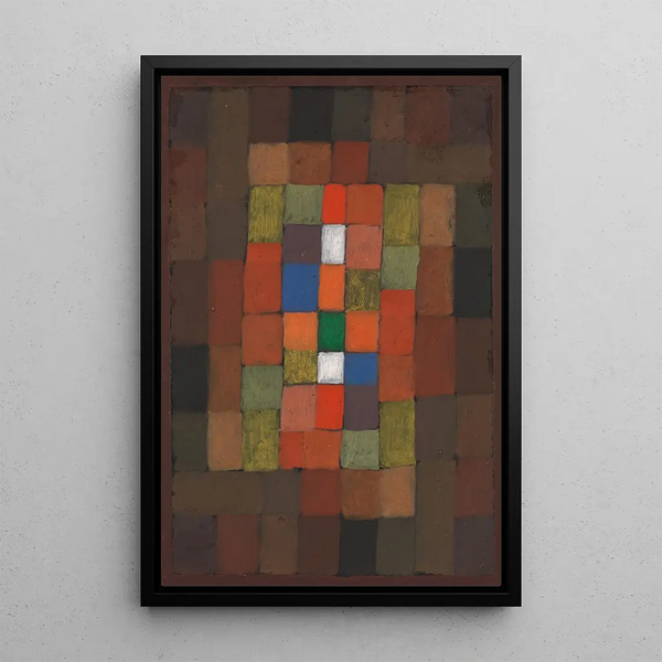 Gradation statische-dynamische - Paul Klee — gerahmtes Bild an der Wand