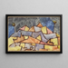 Forme stricte de montagne, montagne cristalline - Paul Klee — gerahmtes Bild an der Wand