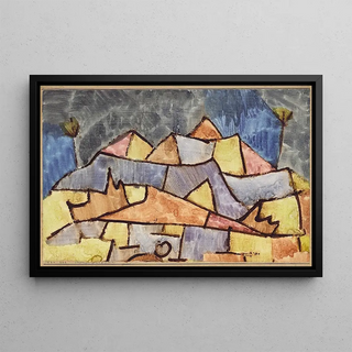Paul Klee - Strenge Gebirgsform Kristallines Gebirge.webp