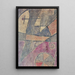 Stadt geschlagen - Paul Klee — gerahmtes Bild an der Wand