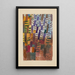Wald aus Tannenbäumen - Paul Klee — gerahmtes Bild an der Wand