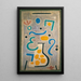 Der Vase - Paul Klee — gerahmtes Bild an der Wand