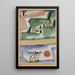 Territorium der Kätzchen - Paul Klee — gerahmtes Bild an der Wand