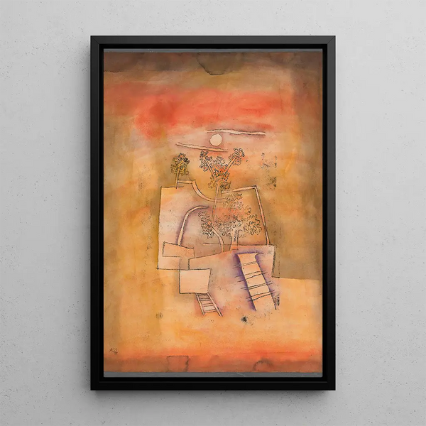 Kultur des Baumes - Paul Klee — gerahmtes Bild an der Wand