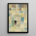 Erste Haus einer Siedlung - Paul Klee — gerahmtes Bild an der Wand