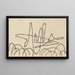 Trockene Zweige - Paul Klee — gerahmtes Bild an der Wand