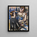 Die Patronne - Paul Kleinschmidt — gerahmtes Bild an der Wand