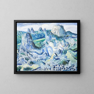 Paul Kleinschmidt - Landschaft mit Felsen  Felsen bei Blaubeuren.webp
