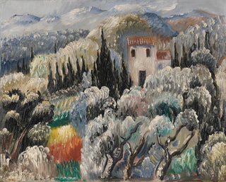 Paul Kleinschmidt - Sptnachmittag Haus im Olivenhain.webp