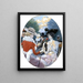 Belle compagnie dans le parc - Paul Klimsch — gerahmtes Bild an der Wand