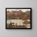 Hafen von Duisburg - Paul Kutscha — gerahmtes Bild an der Wand