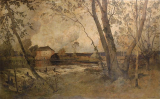 Paul Lecomte - Paysage au moulin.webp