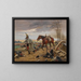 Nach der Schlacht - Paul Louis Narcisse Grolleron — gerahmtes Bild an der Wand