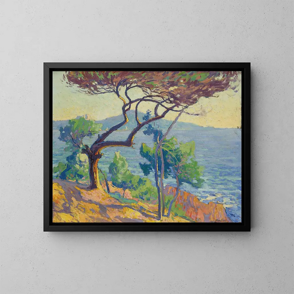 Les Roches rouges - Paul Madeline — gerahmtes Bild an der Wand