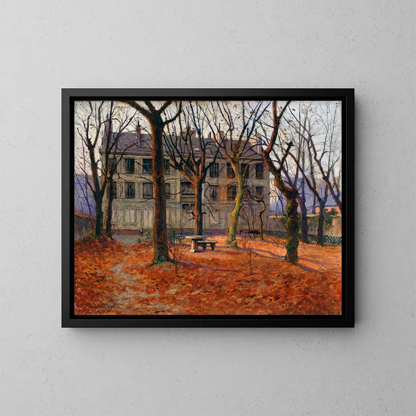 Haus von Victor Hugo, Rue Notre-Dame-des-Champs - Paul Madeline — gerahmtes Bild an der Wand