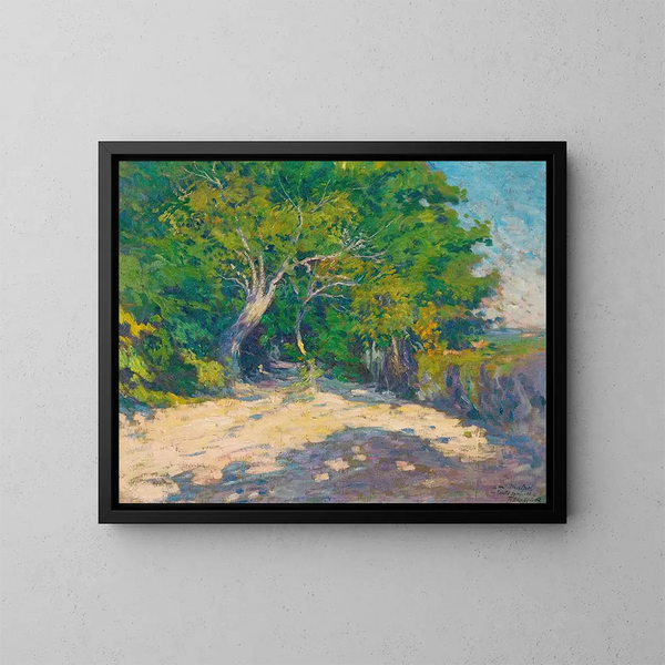 Landschaft - Paul Madeline — gerahmtes Bild an der Wand