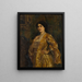 Portrait einer Frau - Paul Marie Lapierre-Renouard — gerahmtes Bild an der Wand