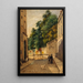 La rue Rataud - Paul Martellière — gerahmtes Bild an der Wand