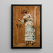 Portrait einer Frau - Paul Merwart — gerahmtes Bild an der Wand