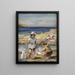 Am Strand - Paul Michel Dupuy — gerahmtes Bild an der Wand