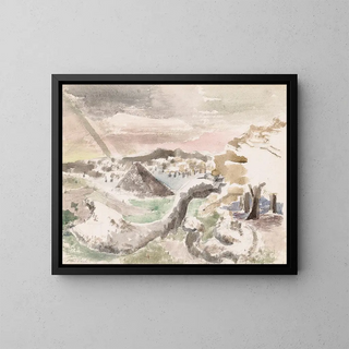 Habitants de la forêt de Dean - Paul Nash — gerahmtes Bild an der Wand