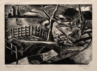 Bergère am Straßenrand - Paul Nash — Ansicht des Kunstwerks