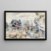 Kirche von Hillingdon London - Paul Nash — gerahmtes Bild an der Wand