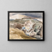 des Hirsches - Paul Nash — gerahmtes Bild an der Wand
