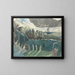 Landschaft - Paul Nash — gerahmtes Bild an der Wand
