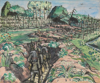 "Aus den Schützengräben kommen" - Paul Nash — Ansicht des Kunstwerks