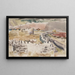 Landschaft von Oxfordshire - Paul Nash — gerahmtes Bild an der Wand