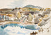 Die blaue Schwimmbad - Paul Nash — Ansicht des Kunstwerks