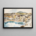 Die blaue Schwimmbad - Paul Nash — gerahmtes Bild an der Wand