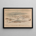 Der Räuber auf den Heide - Paul Nash — gerahmtes Bild an der Wand