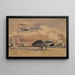 Bombardiers Whitley au Soleil - Paul Nash — gerahmtes Bild an der Wand
