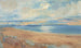 Ansicht des Strandes von Paramé und Blick auf Saint-Malo vom Dinard - Paul Paulin — Ansicht des Kunstwerks