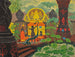 Temple vaudou ou La charmeuse de serpents - Paul Ranson — Ansicht des Kunstwerks